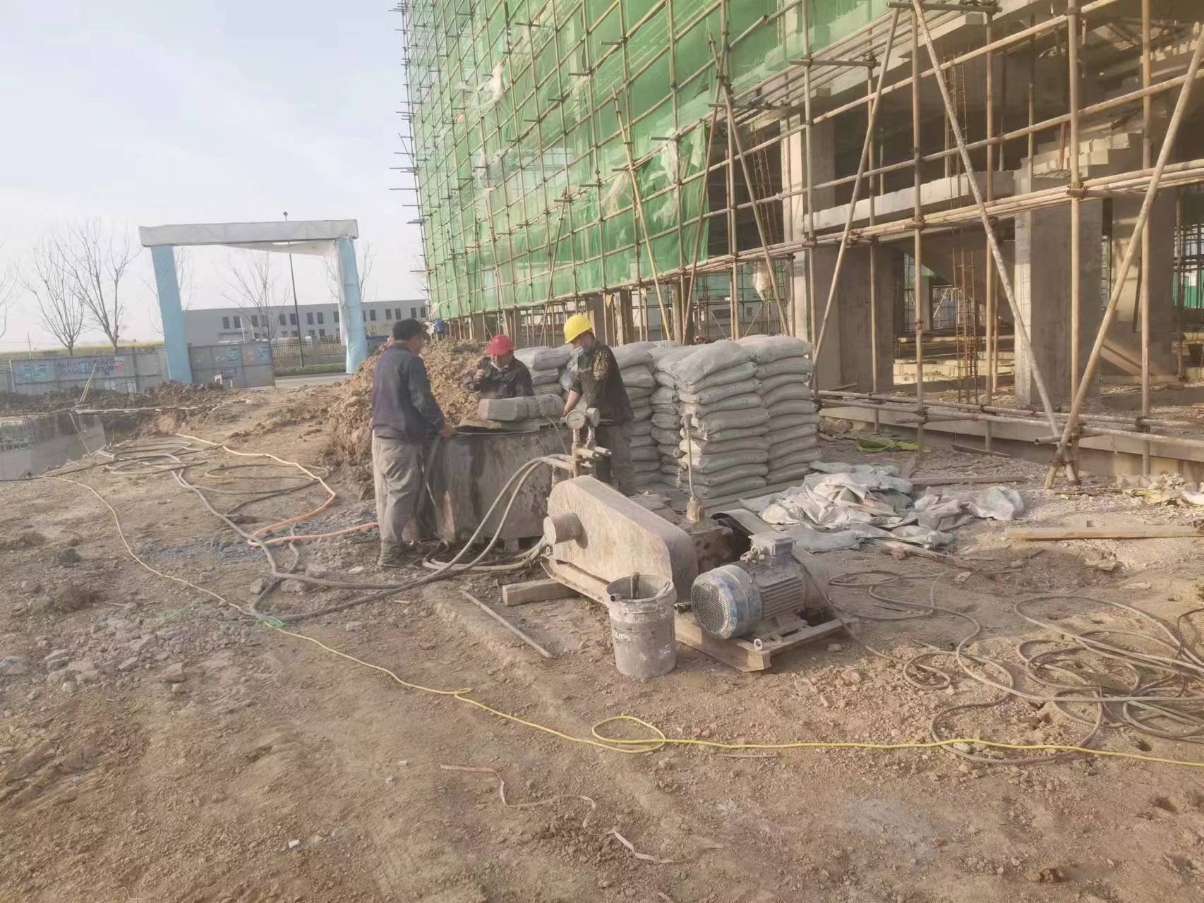 荆州别墅下沉注浆